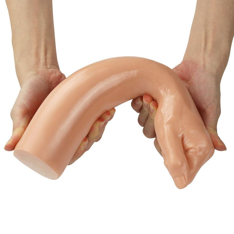 King Sized 12'' Realistic Bitch Fist - Flesh 30.5 cm Fist Dildo - Silk and Sin