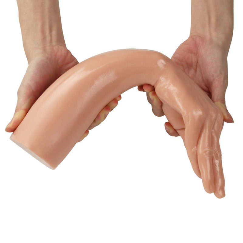 King Sized 13.5'' Realistic Magic Hand - Flesh 36 cm Hand Dildo - Silk and Sin