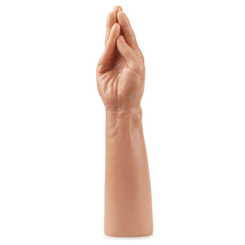King Sized 13.5'' Realistic Magic Hand - Flesh 36 cm Hand Dildo - Silk and Sin
