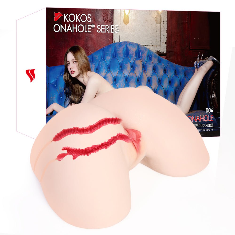 Kokos Big Hip Vanilla 004 - Flesh Doggy Style Masturbator - Silk and Sin