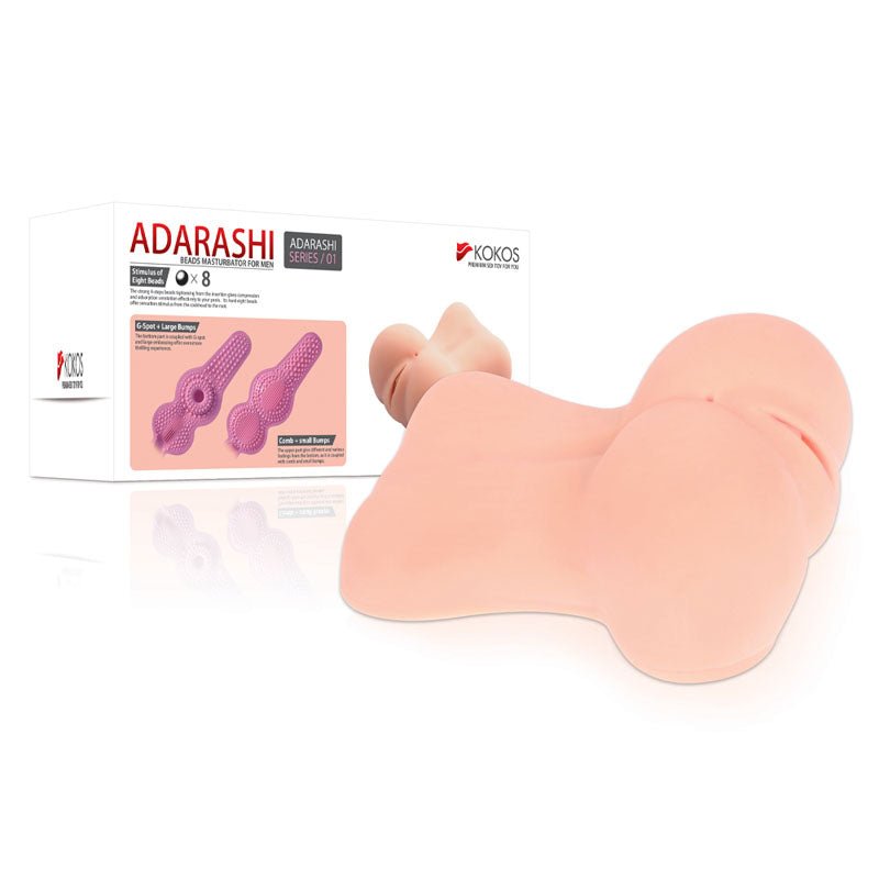 Kokos Mini Adarashi 1 - Flesh Mini Doggy-Style Masturbator - Silk and Sin