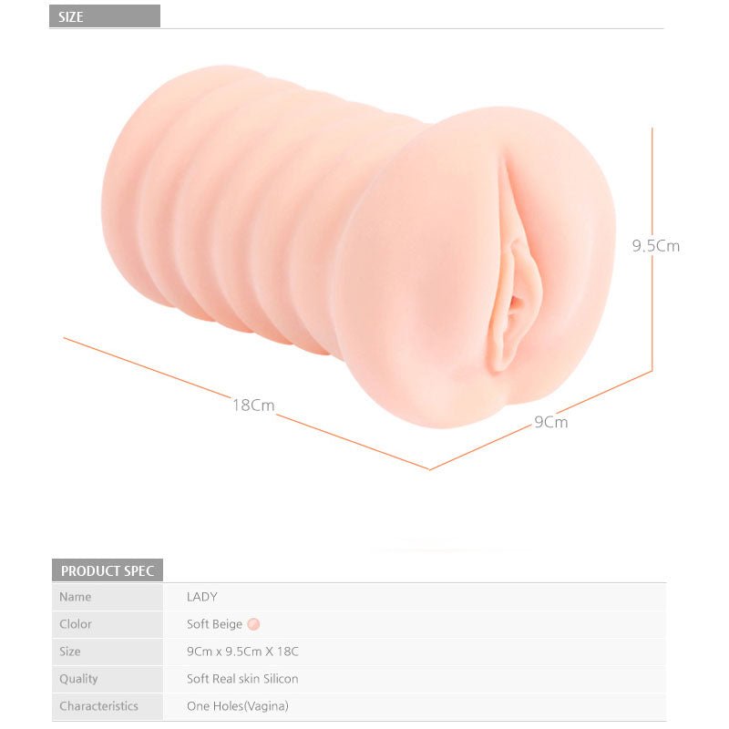 Kokos Three Sisters - Lady - Flesh Vagina Stroker - Silk and Sin