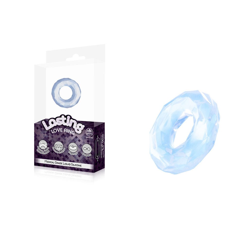 Lasting Love Ring - Clear - Clear Cock Ring - Silk and Sin