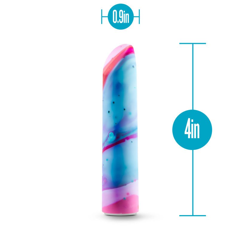 Limited Addiction Fascinate - Power Vibe - Peach 10.2 cm USB Rechargeable Bullet - Silk and Sin