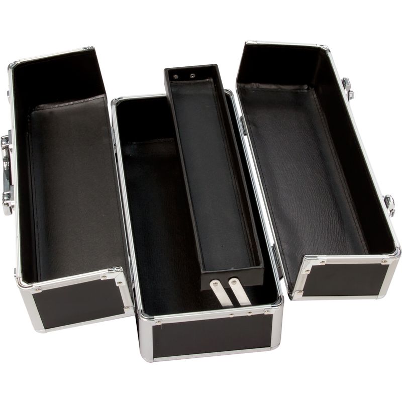 Lockable Large Vibrator Case Black - silkandsin