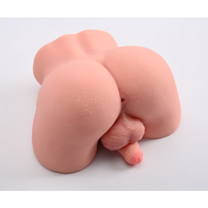 Lorenzo Male Torso with Cock and Balls - Silk and Sin