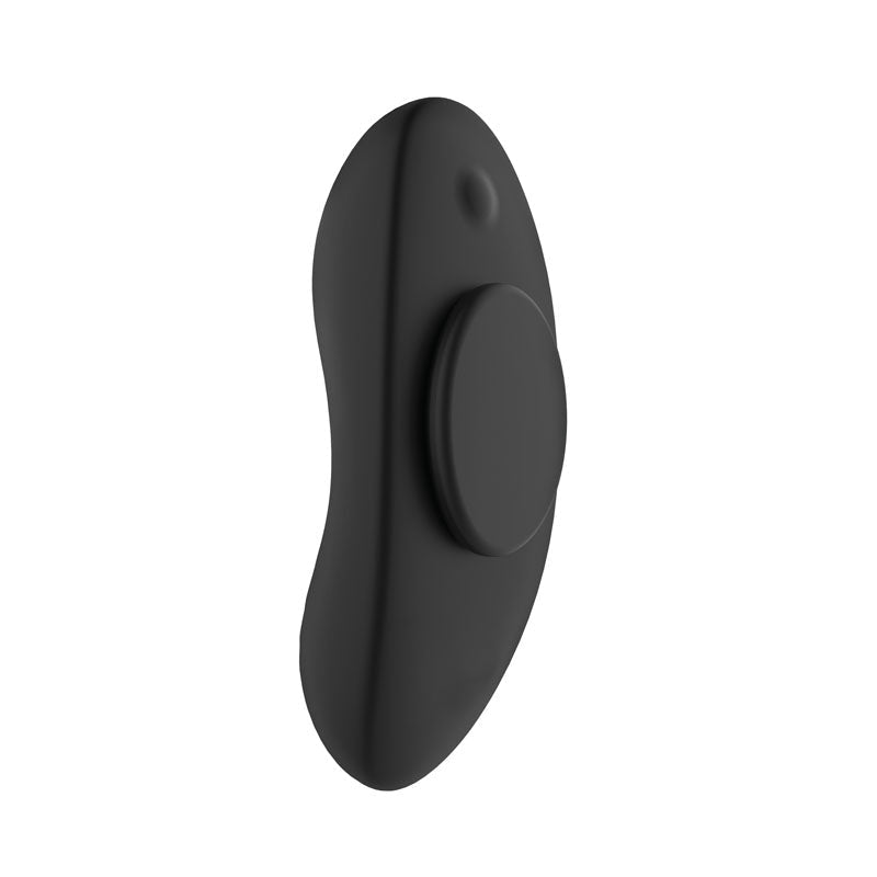 Love Distance MAG - Black Rechargeable Panty Vibrator with App Control - Silk and Sin