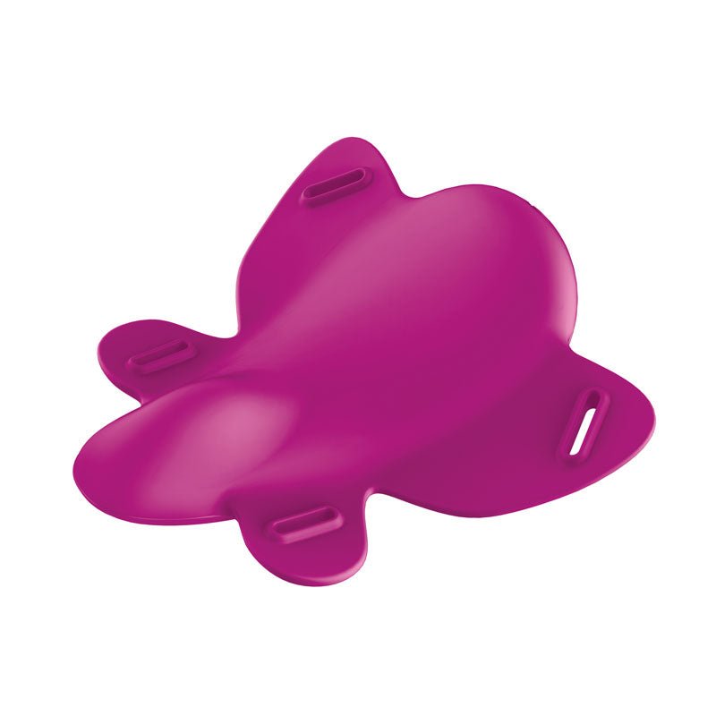 Love Distance REACH - Rose Rechargeable Strap-On Stimulator with App Control - Silk and Sin