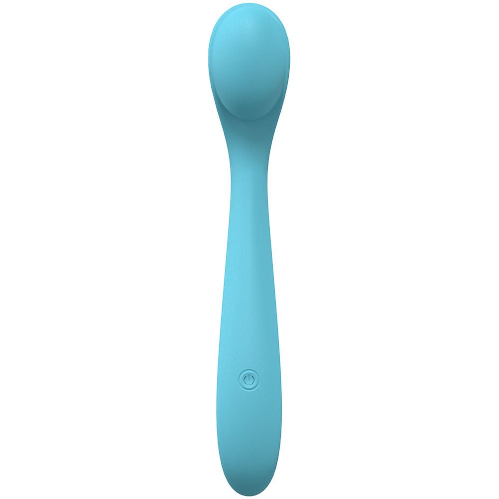 LOVELINE Juicy - Blue - Blue 21.5 cm USB Rechargeable Vibrator - Silk and Sin