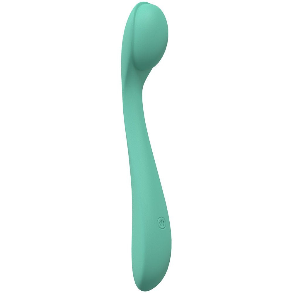 LOVELINE Juicy - Green - GReen 21.5 cm USB Rechargeable Vibrator - Silk and Sin