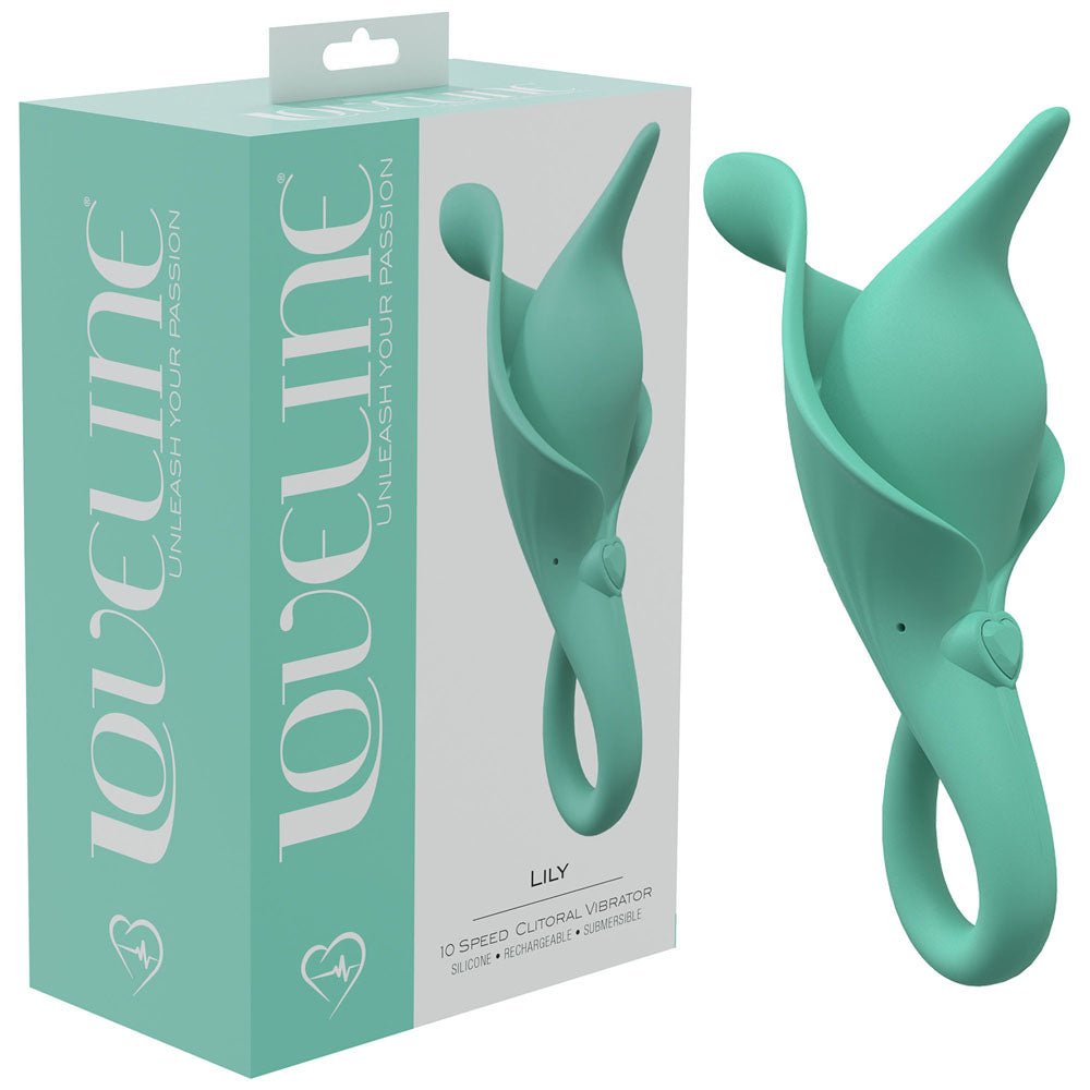 LOVELINE Lily - Green - Green USB Rechargeable Stimulator - Silk and Sin