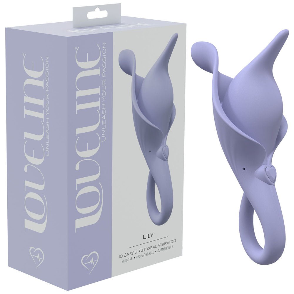 LOVELINE Lily - Lavender - Lavender USB Rechargeable Stimulator - Silk and Sin
