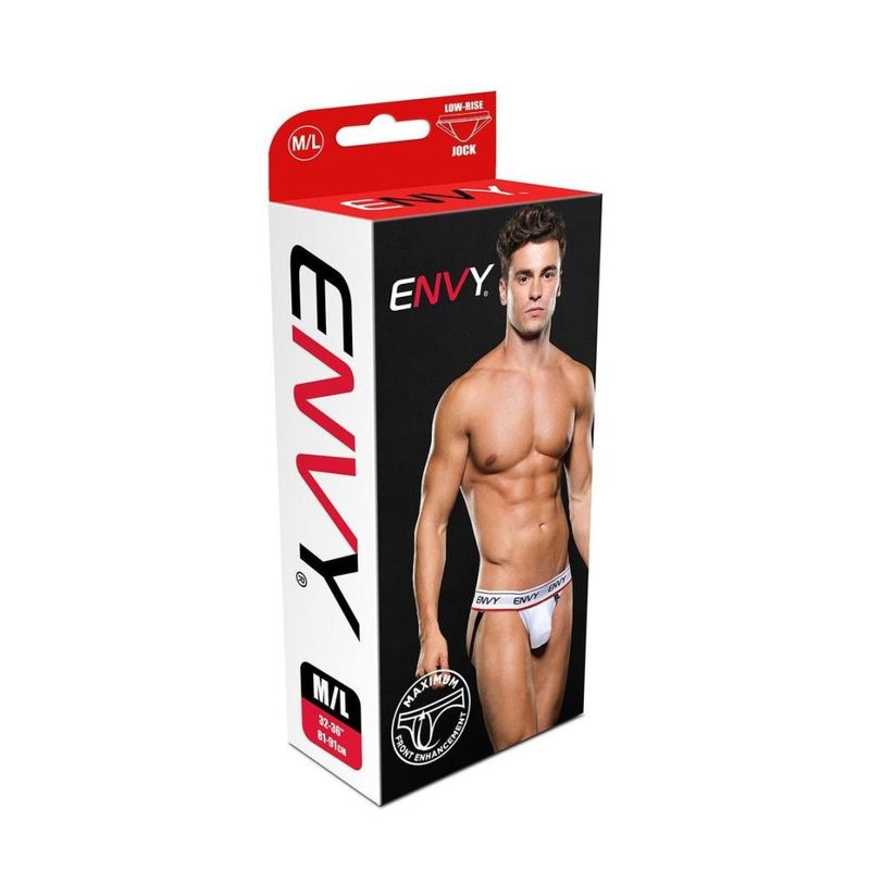 Low Rise Jock White - Silk and Sin