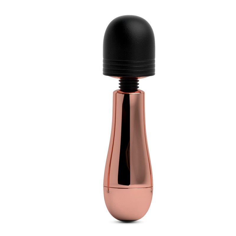 Lush Chloe - Rose Gold USB Rechargeable Mini Massager Wand - Silk and Sin