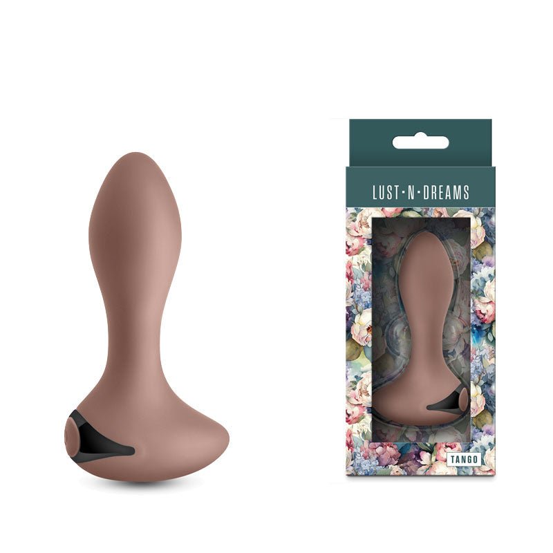 Lust-n-Dreams - Tango - Autumn - Beige 11.5 cm USB Rechargeable Vibrating Butt Plug - Silk and Sin