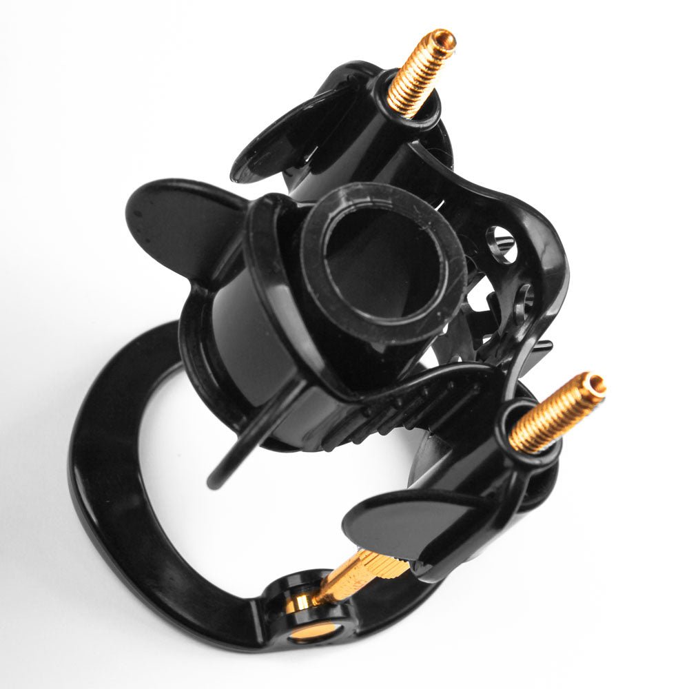 LuvPump Max Fit Hybrid Penis Extender - Black - Black Penis Extender Kit - silkandsin