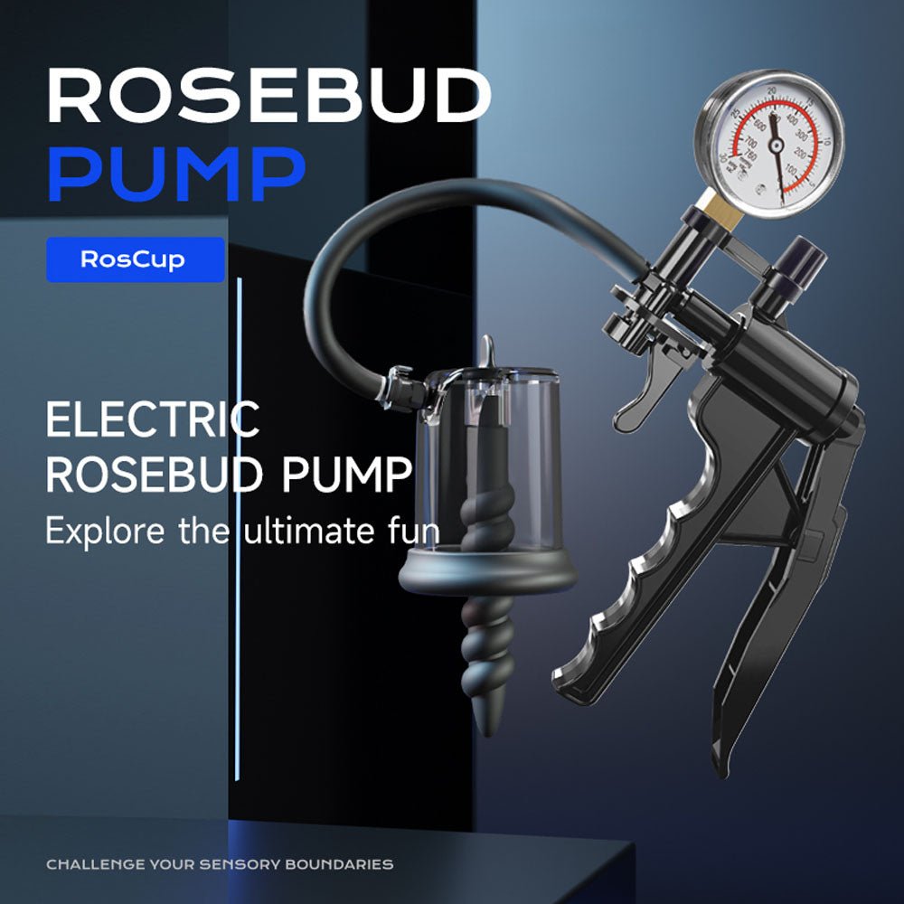 LuvPump Rosebud Pump - Manual Anal Pump - silkandsin