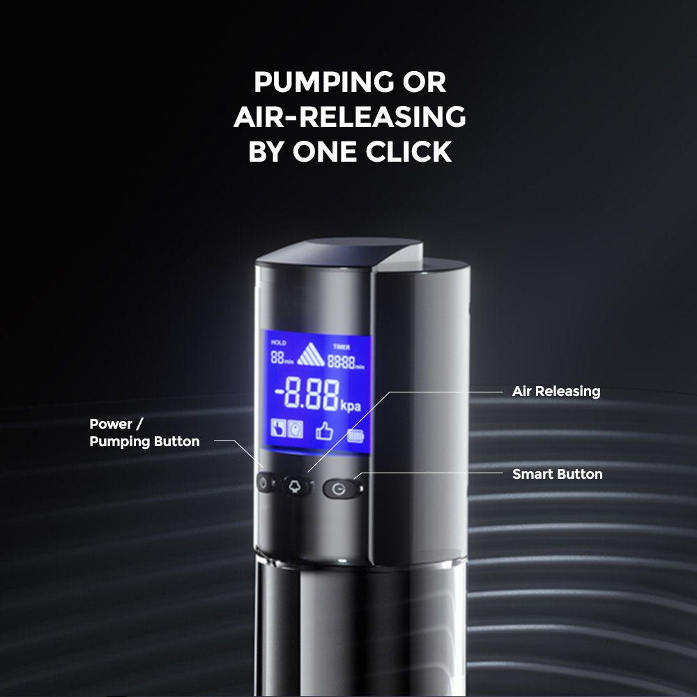 LuvPump Smart Penis Pump - Clear USB Rechargeable Automatic Penis Pump - silkandsin