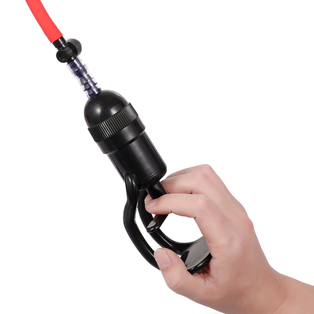 LuvPump Vagina Enhancement System - Clear/Red Vagina Pump - silkandsin