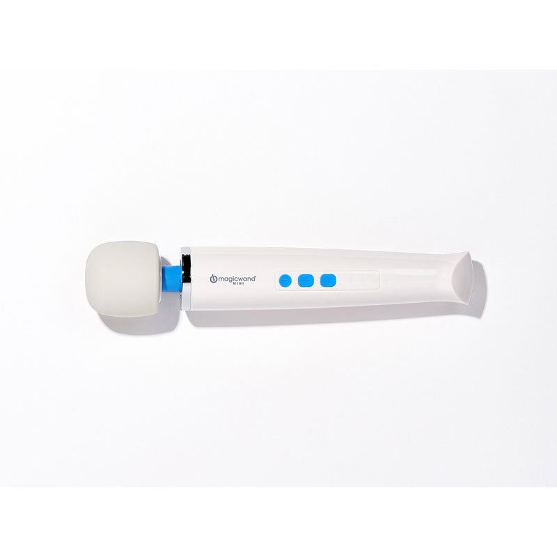 Magic Wand Mini - White Rechargeable Massage Wand - Silk and Sin