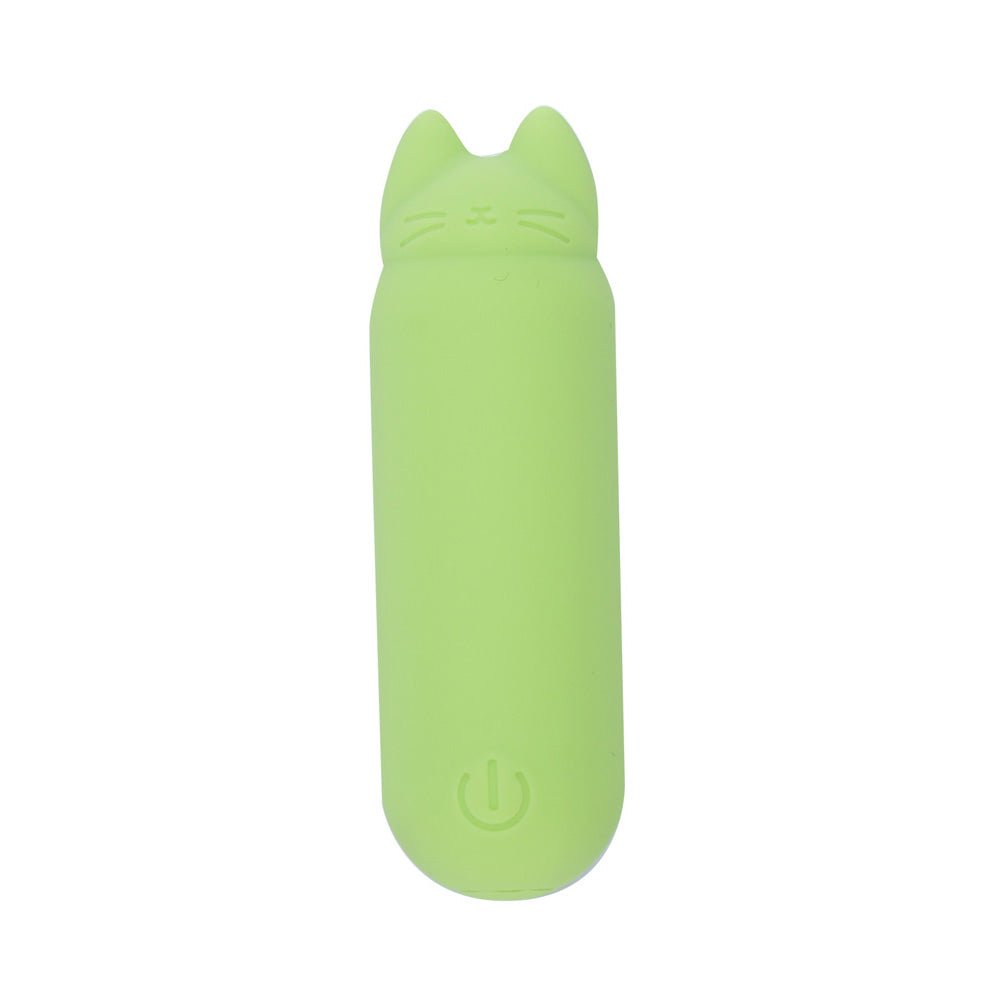 Maia ALLIE - Green 7.6 cm USB Rechargeable Vibrating Bullet - Silk and Sin