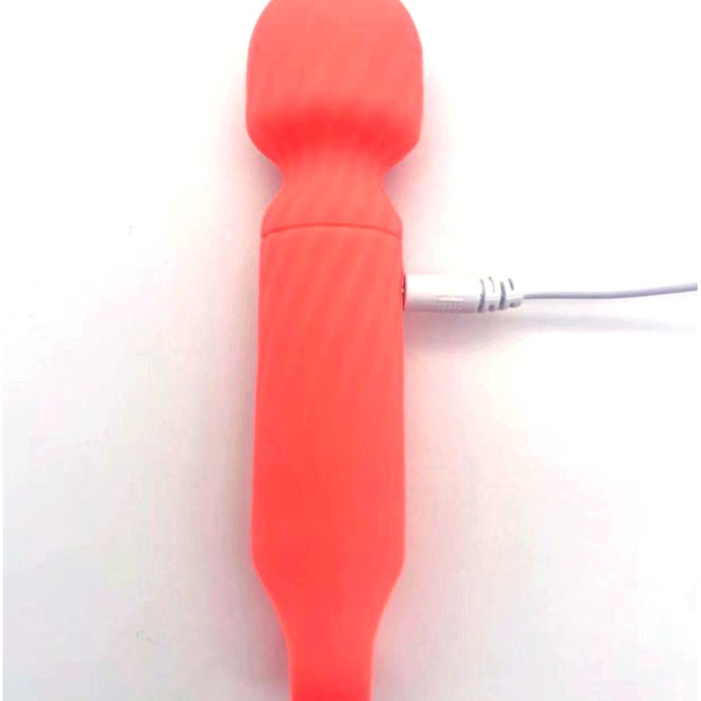 Maia DOLLY - Orange - Orange 12.7 cm USB Rechargeable Massage Wand - Silk and Sin