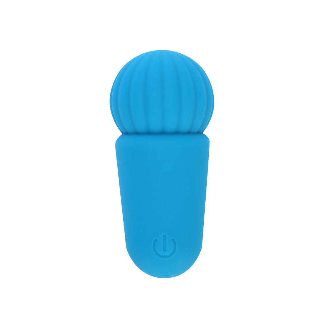 Maia INDI - Blue 7.6 cm USB Rechargeable Mini Vibrating Wand - Silk and Sin