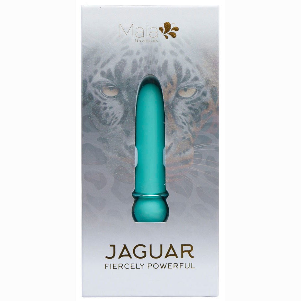Maia JAGUAR - Blue - Blue 10.1 cm USB Rechargeable Bullet - Silk and Sin