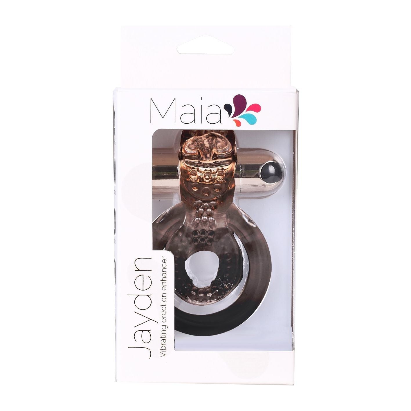 Maia Jayden - Rose Gold USB Rechargeable Vibrating Cock & Ball Rings - Silk and Sin