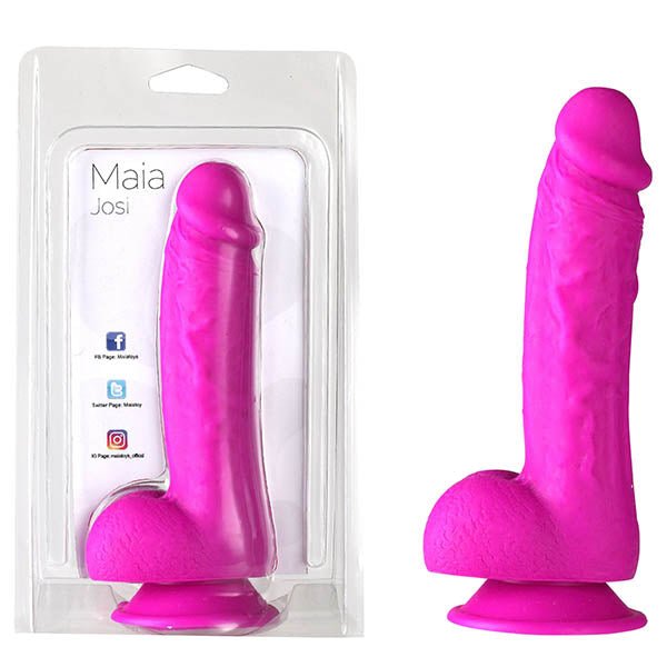 Maia Josi - Purple 20.3 cm Dong - Silk and Sin