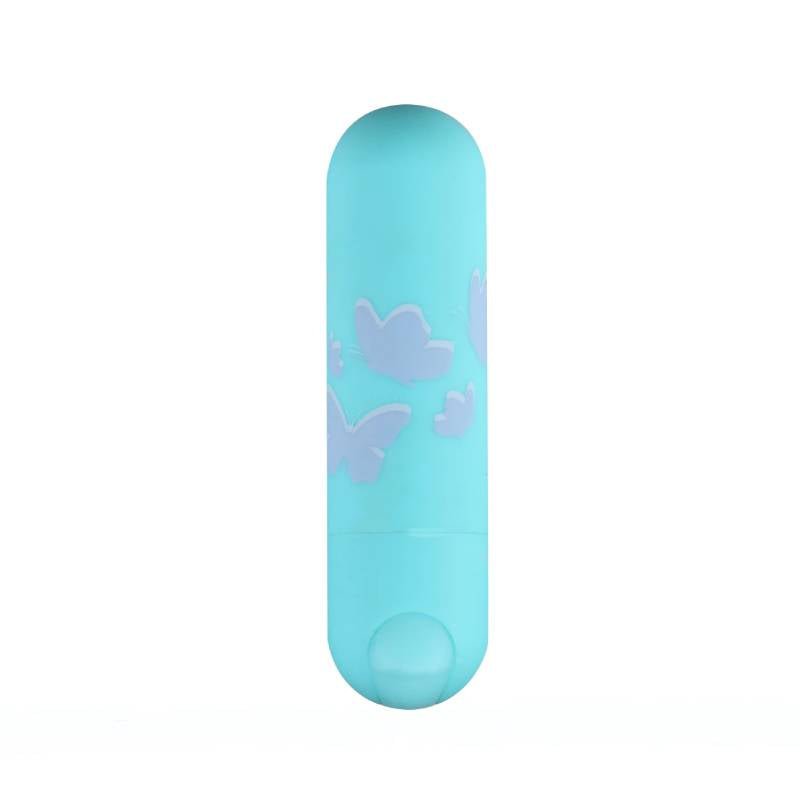 Maia Julia - Teal 7.6 cm USB Rechargeable Bullet - Silk and Sin