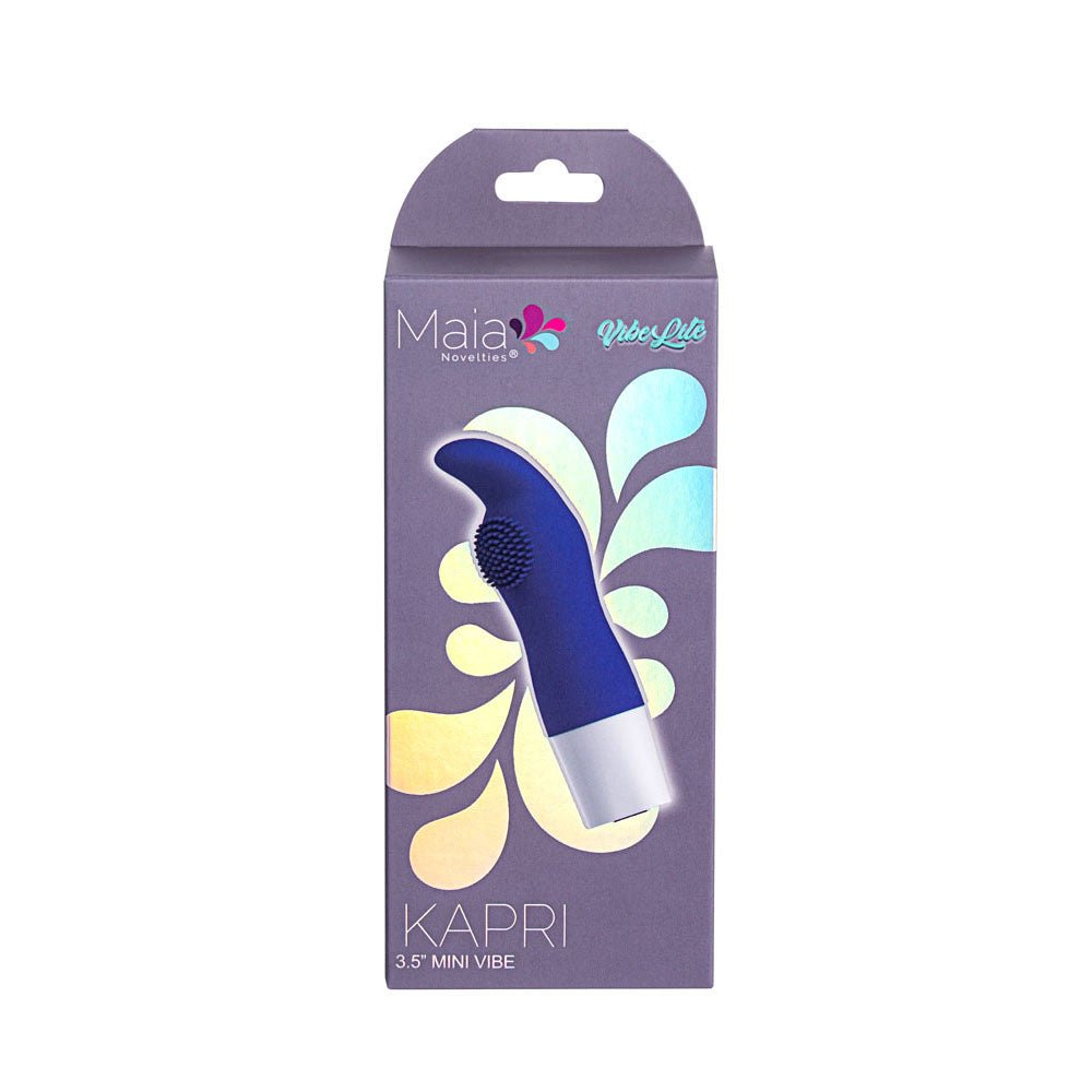 Maia KAPRI - Blue 8.9 cm USB Rechargeable Bullet - Silk and Sin