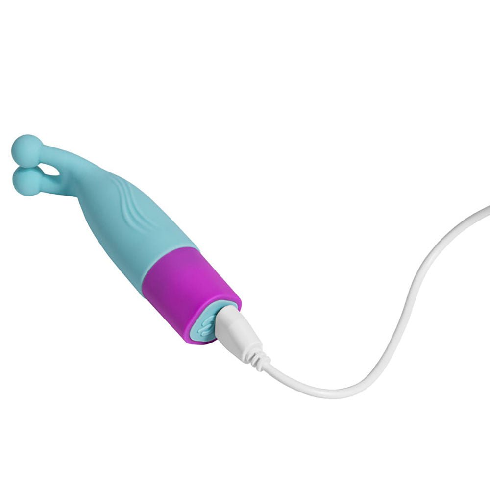 Maia MACI - Light Blue 8.9 cm USB Rechargeable Bullet - Silk and Sin