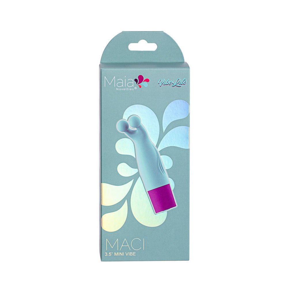 Maia MACI - Light Blue 8.9 cm USB Rechargeable Bullet - Silk and Sin