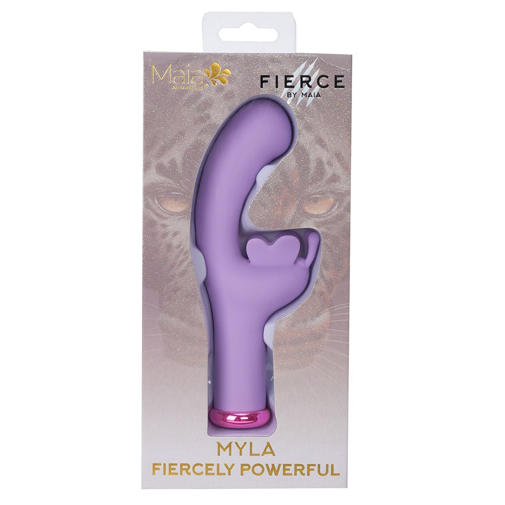 Maia MYLA - Lavender - Lavender 15.9 cm USB Rechargeable Butterfly Vibrator - Silk and Sin
