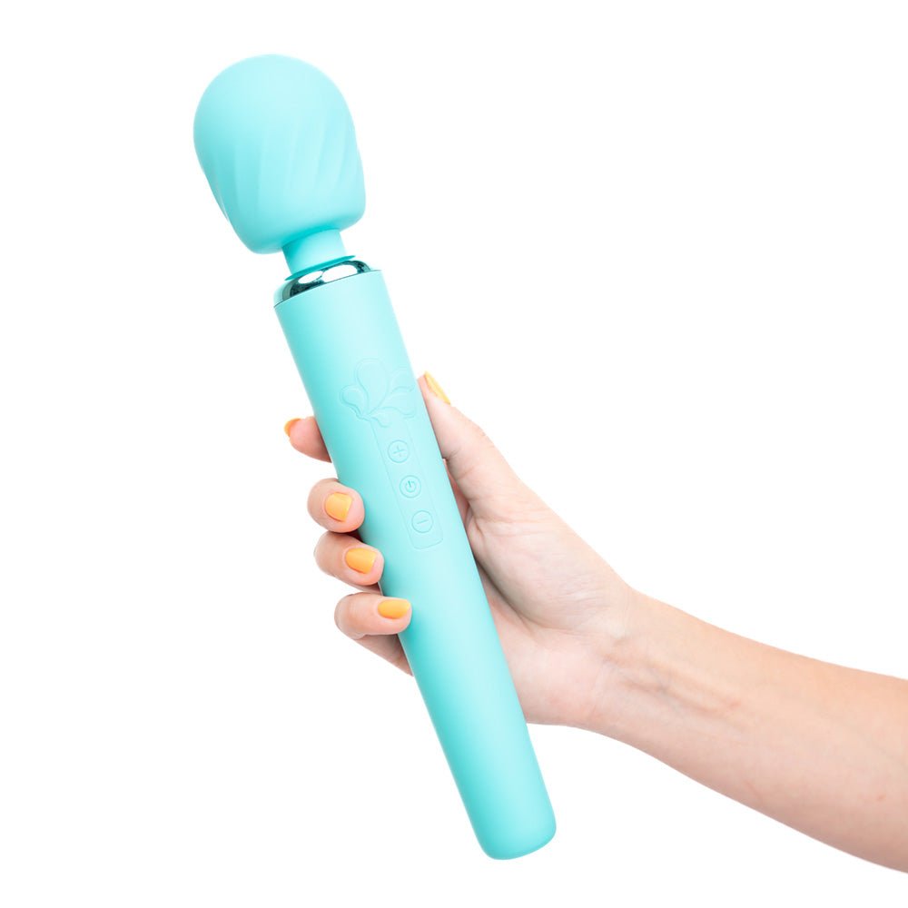 Maia NALA - Blue - Blue 30 cm USB Rechargeable Massage Wand - Silk and Sin