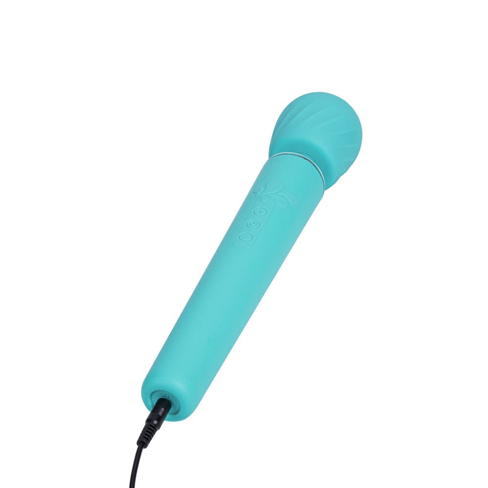 Maia NALA - Blue - Blue 30 cm USB Rechargeable Massage Wand - Silk and Sin
