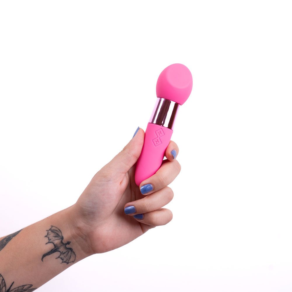 Maia RINA - Pink - Pink 13.3 cm USB Rechargeable Vibrator - Silk and Sin