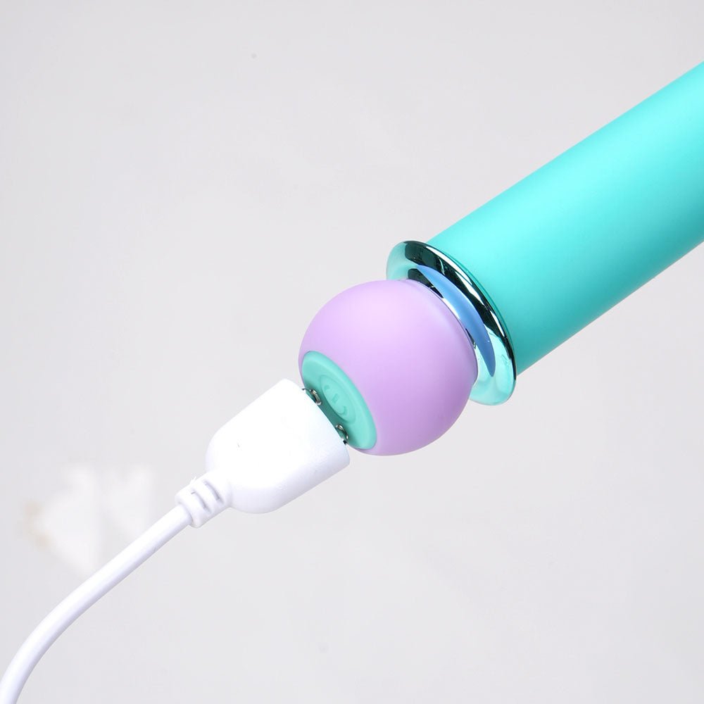 Maia RORI - Blue - Blue 15.2 cm USB Rechargeable XL Bullet - Silk and Sin