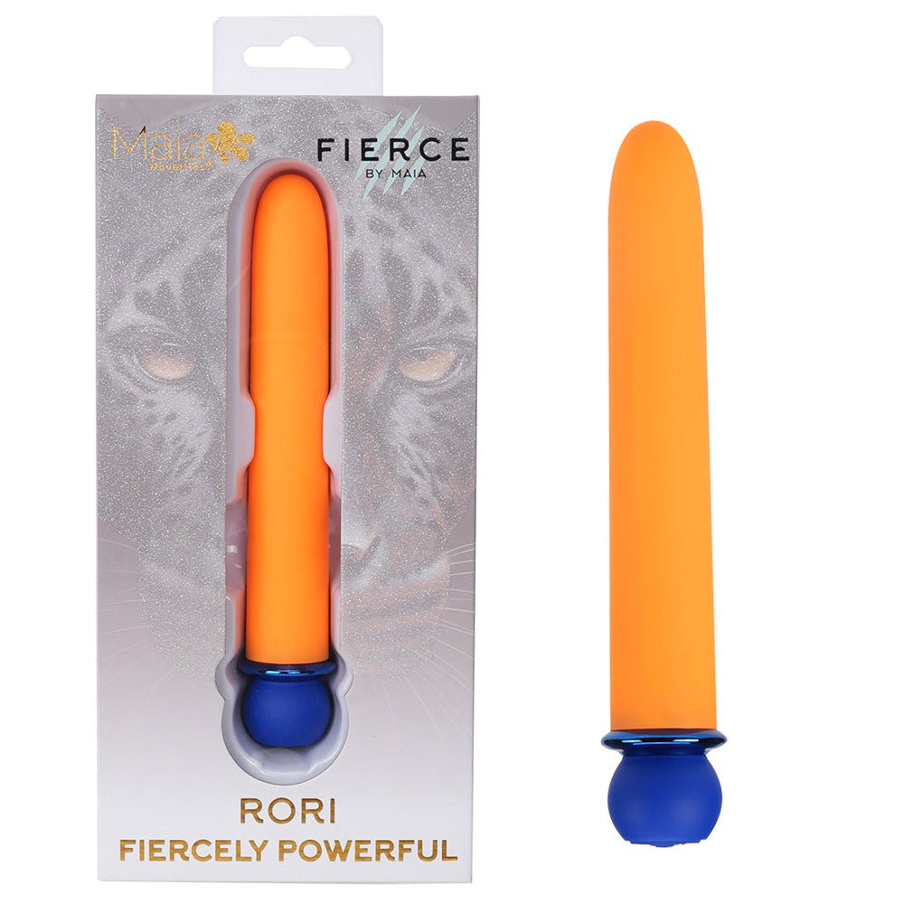 Maia RORI - Orange - Orange 15.2 cm USB Rechargeable XL Bullet - Silk and Sin