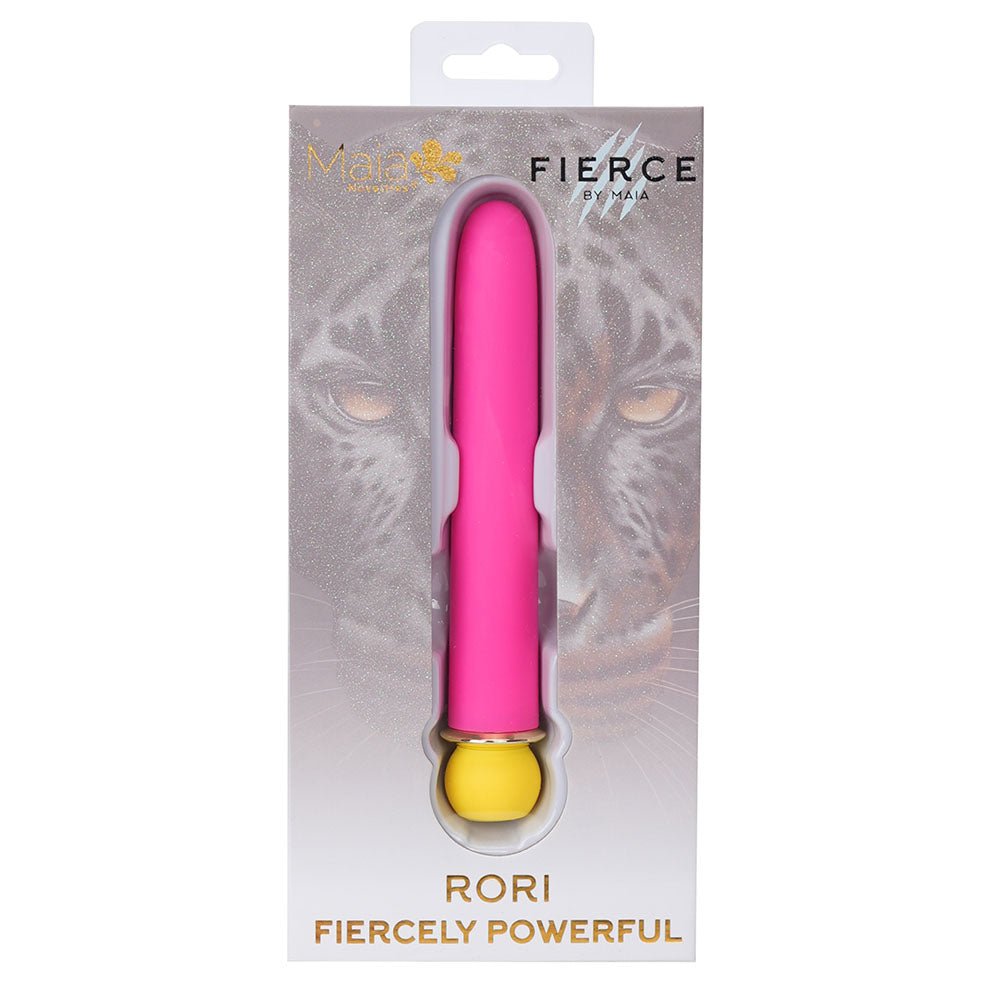 Maia RORI - Pink - Pink 15.2 cm USB Rechargeable XL Bullet - Silk and Sin