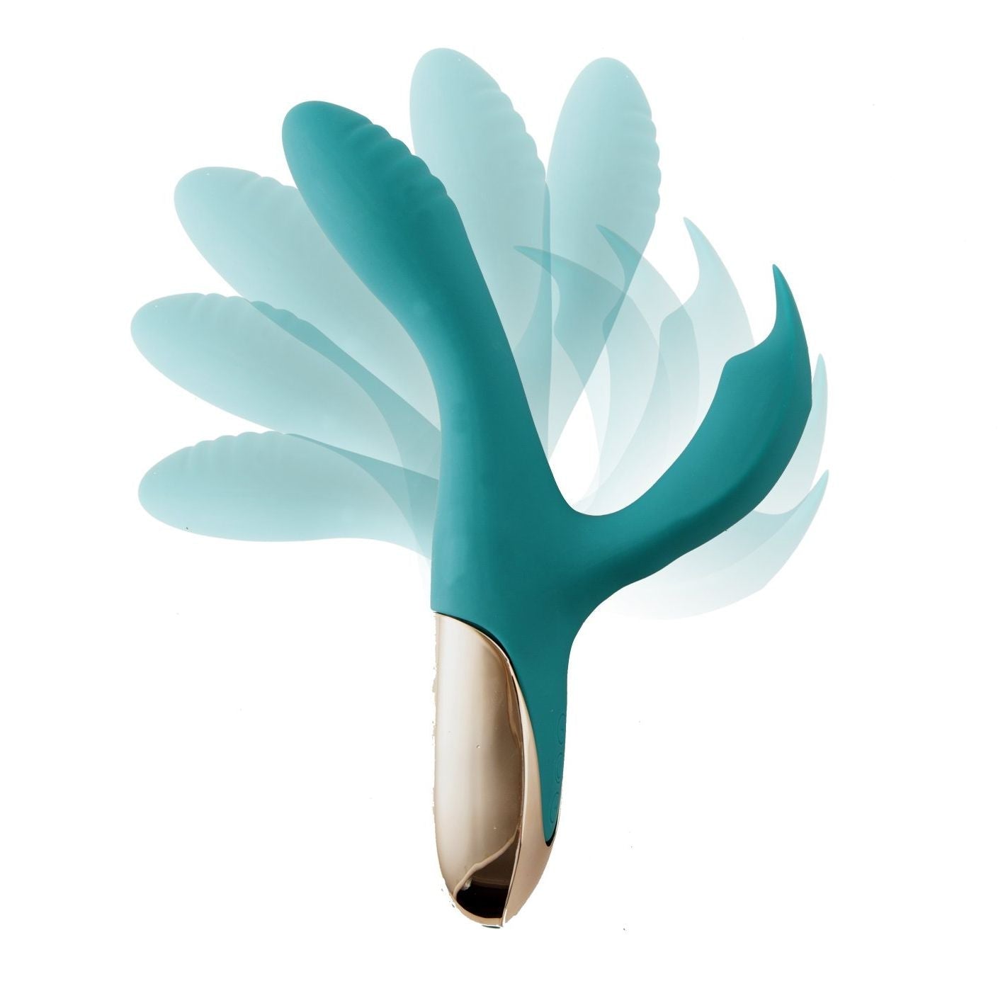 Maia Skyler - Green 21.6 cm USB Rechargeable Bendable Rabbit Vibrator - Silk and Sin