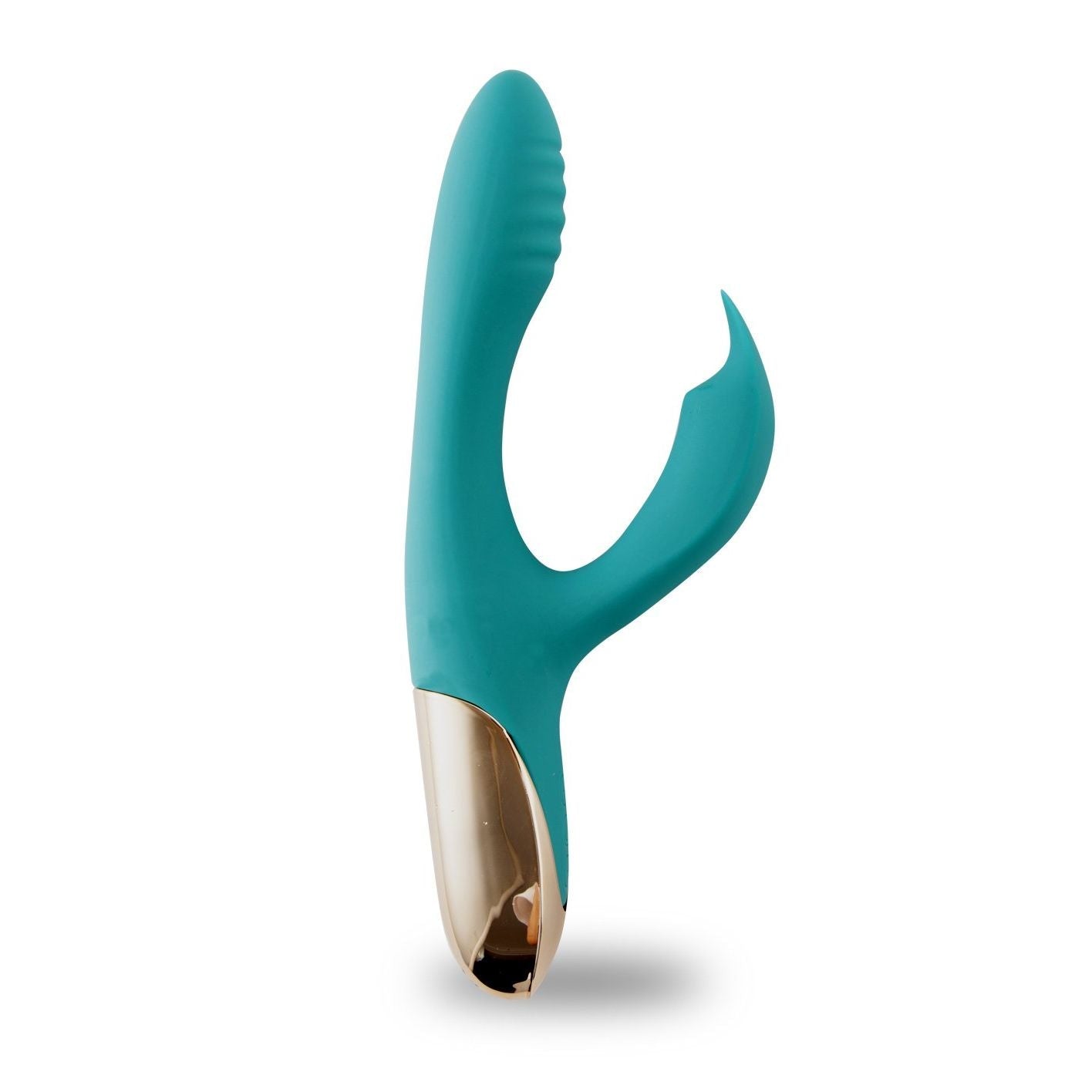 Maia Skyler - Green 21.6 cm USB Rechargeable Bendable Rabbit Vibrator - Silk and Sin