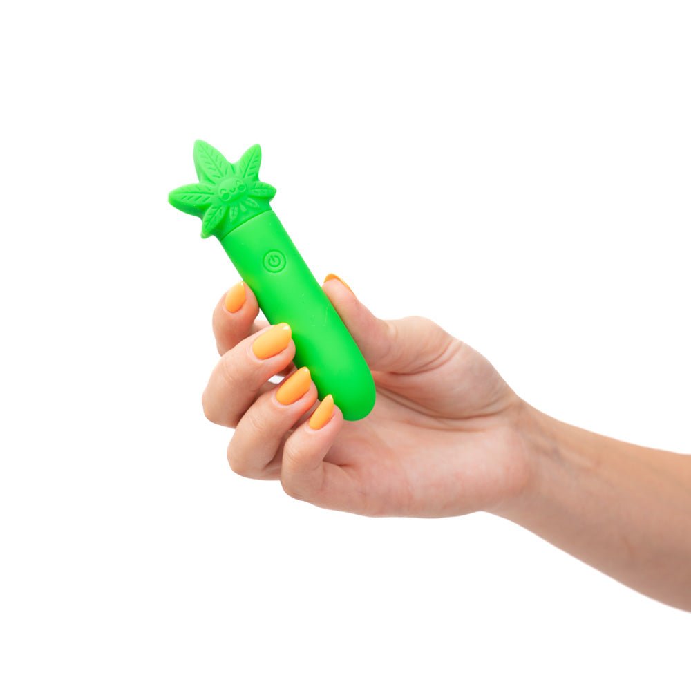 Maia STONI - 420 Green 11.1 cm USB Rechargeable Bullet - Silk and Sin