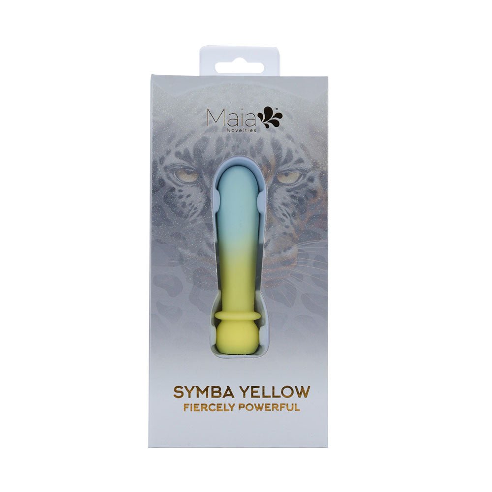 Maia SYMBA - Yellow - Yellow 10.8 cm USB Rechargeable Powerful Bullet - Silk and Sin