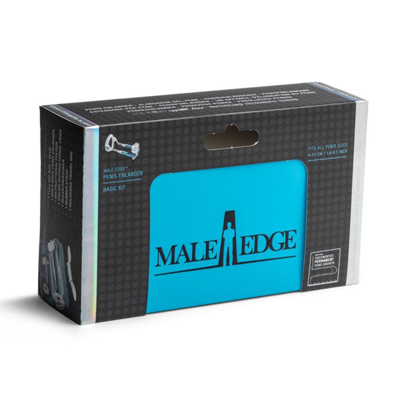 MaleEdge Basic Kit - Penis Enlarger Kit in Blue Case - Silk and Sin