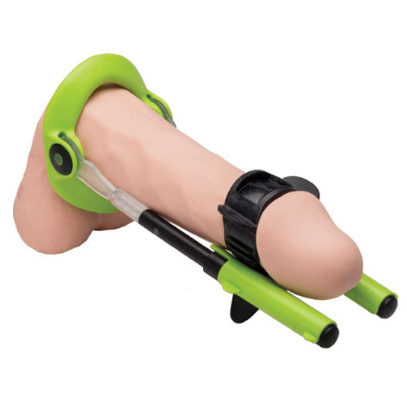 MaleEdge Extra Kit - Penis Enlarger Kit in Green Case - Silk and Sin