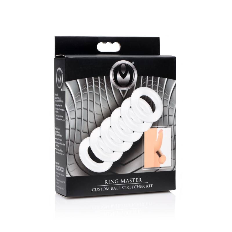 Master Series Ring Master - Clear Ball Stretcher Kit - Silk and Sin