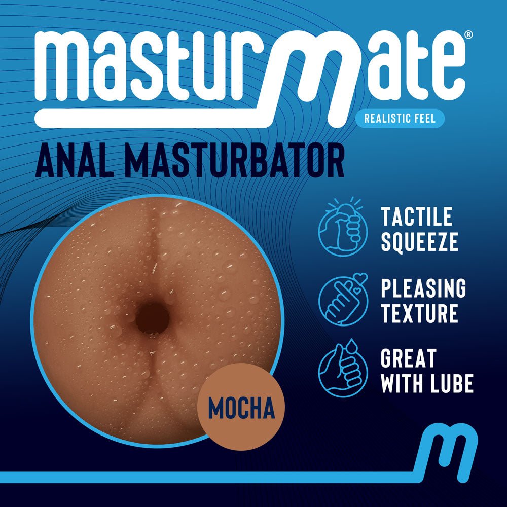 Masturmate - Butt - Mocha - Brown Anal Stroker - Silk and Sin