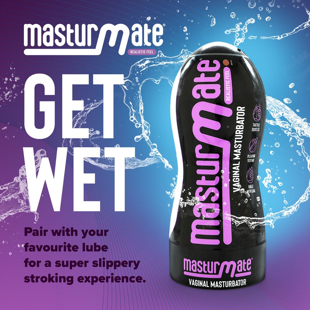 Masturmate - Vagina - Mocha - Brown Vagina Stroker - Silk and Sin